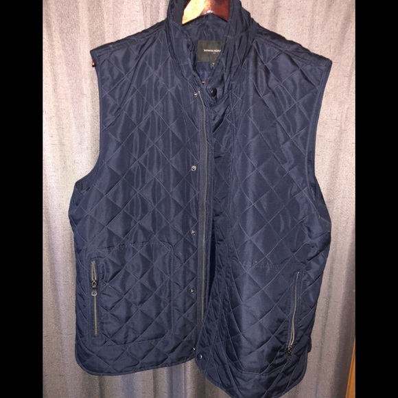Banana Republic Mens Quilted Vestxl 